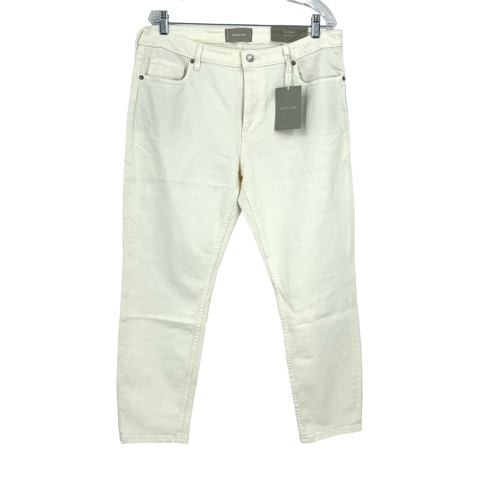 Everlane The Mid Rise Skinny‎ Ankle Jean Bone Size 33 NWT